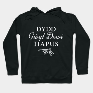 Dydd Gwyl Dewi Hapus Happy St David's Day Wales Hoodie